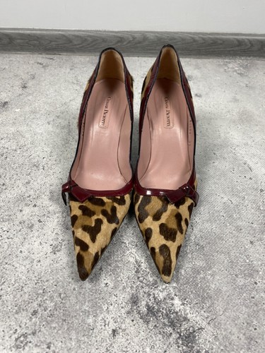 Cesare Paciotti Leopard Print Pumps Size 39 - Picture 4 of 11