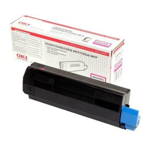 Original OKI Toner 42127455 Magenta pour C5150n 5250dn 5250n 5450dn B