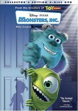 Monsters, Inc. (Two-Disc Collector's Edition) - DVD By Billy Crystal - GOOD