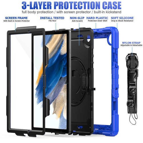 Für Samsung Galaxy Tab A8 10.5 A9 / A9 Plus Robust Stand Case Display Cover Band - Bild 5 von 136
