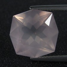 8.44Cts Natural Fine Pink Rose Quartz 14mm Cushion Custom Cut Loose Gemstone