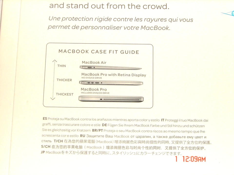 Funda Carcasa Original Speck 11" Apple Mac Air (Clara) Negro Rubí Cubierta Teclado Foto 4 de 4