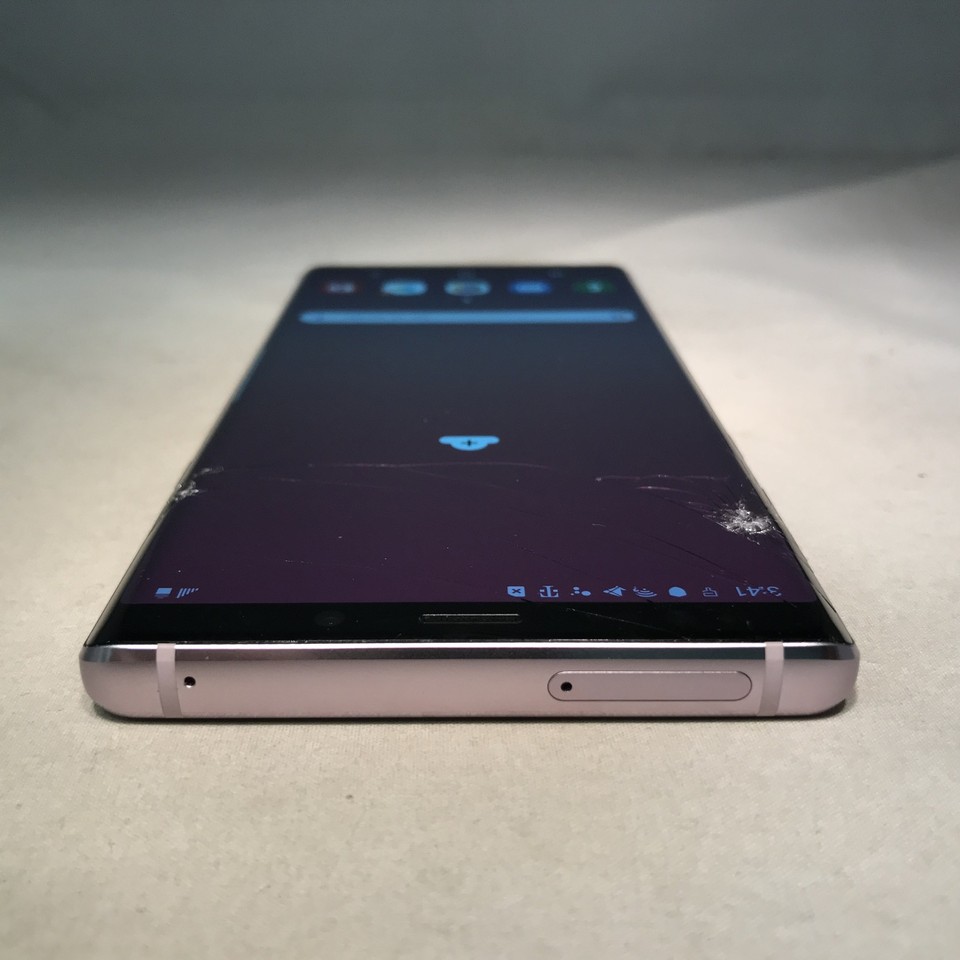 Samsung Galaxy Note 9 128GB Lavender Purple Unlocked Cracked Screen