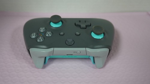 Microsoft Xbox ONE Wireless Controller Model 1708 Grey Blue Tested READ! - Picture 5 of 10