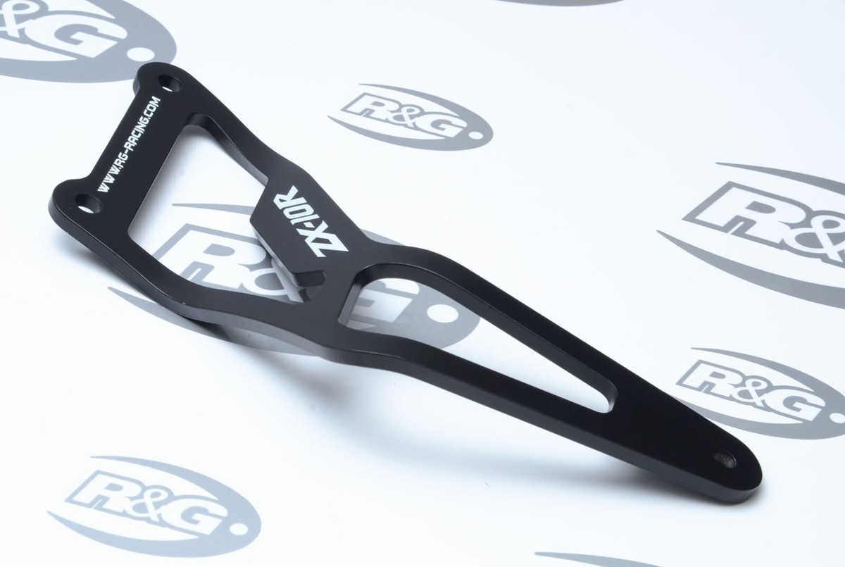 Kawasaki ZX10-R ZX10R 2008-2010 R&G racing black exhaust
