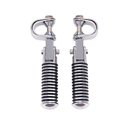 1"~1-1/4" U Clamp Highway Engine Guard Bar Crash Foot Pegs For Harley Motorcycle - Bild 5 von 7
