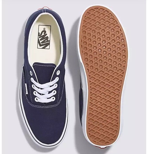 Vans Era Navy Blau Unisex Skateschuhe Canvas Sneaker VN-000EWZNVY Brandneu - Bild 10 von 11