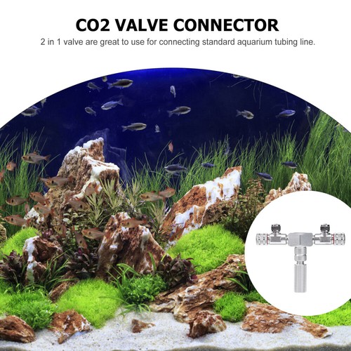 2 in Shunt De Dioxyde Carbone tendance Aquatique Co2 Pour Aquarium Vanne En 1