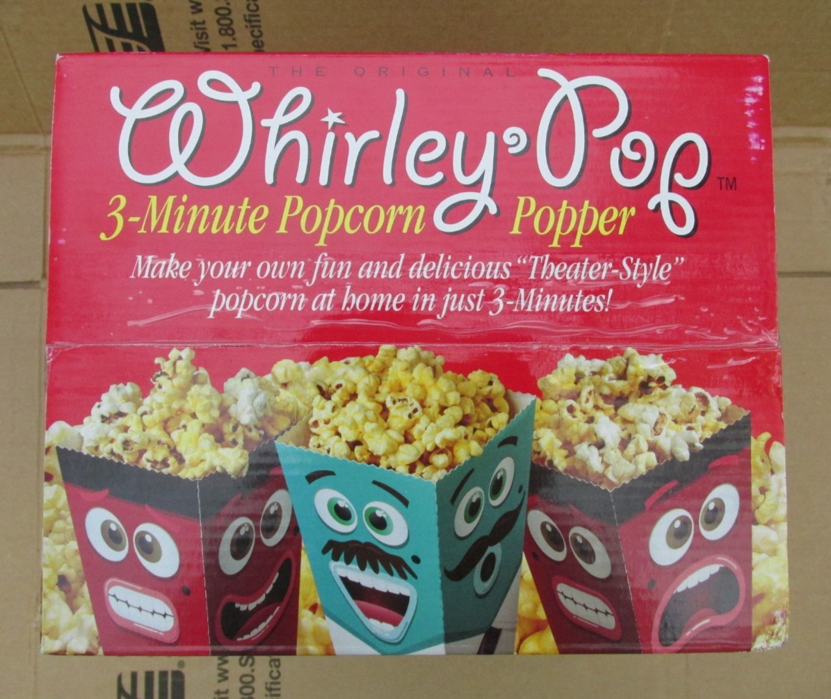 Whirley-Pop Stovetop 6qt. Popcorn Popper Free Tubs Wabash Valley Farms