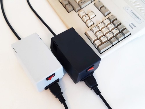 Zasilacz Amiga - Zasilacz do Commodore Amiga A500 A500+ A600 A1200 (wtyczka UE) SZARY - Zdjęcie 2 z 9