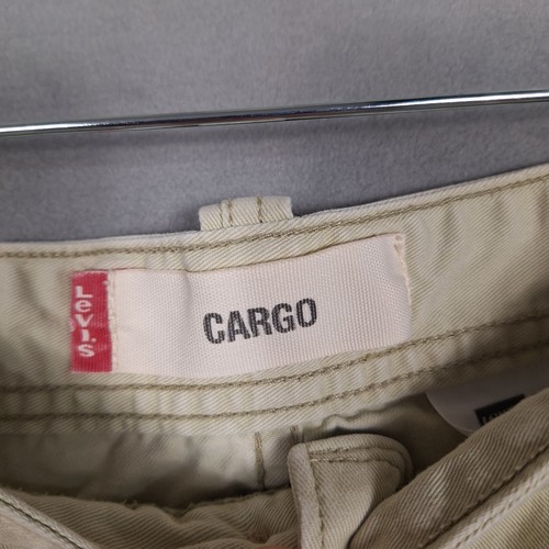 Pantalones Levis Para Hombre 34x28 Beige Tostado Caqui Ropa de Trabajo Y2K Patinador Grunge *LEER* - Imagen 5 de 9