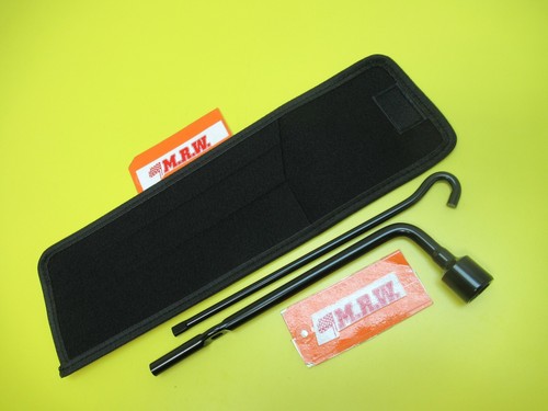 SPARE TIRE LUG WRENCH CASE JACK TOOL KIT 3/4 INCH 19MM for HONDA FIT 06-14 - Picture 3 of 23