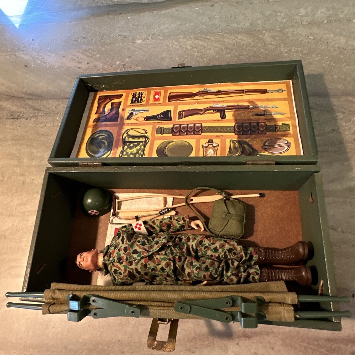 GI.joe アクションマリーン＋フットロッカー GI.joe アクションマリーン＋フットロッカー GI.joe アクション