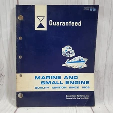 Vintage 1969 Guaranteed Parts Co Marine and Small Engine Catalog Boat Boating 