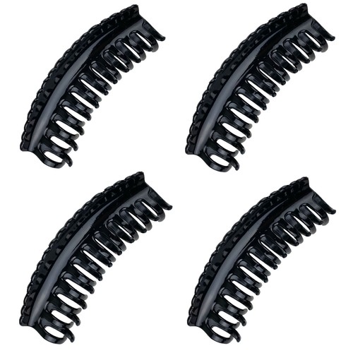 4 Pieces 5.5" Claw Clip Large French Jaw Hair Clip Women Girls Jaws Comb - Picture 4 of 11