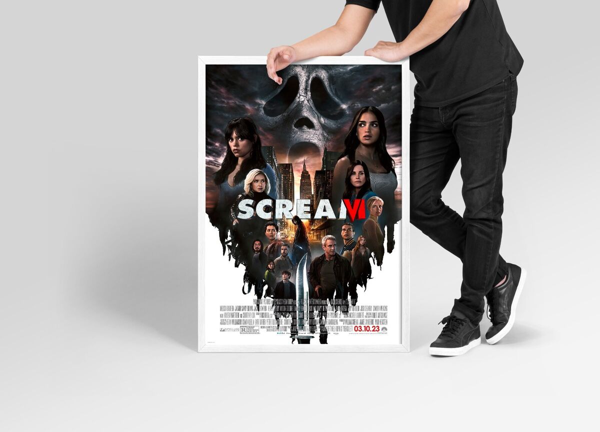 scream VI - scream 6 movie poster  Postcard for Sale by davidjones16598