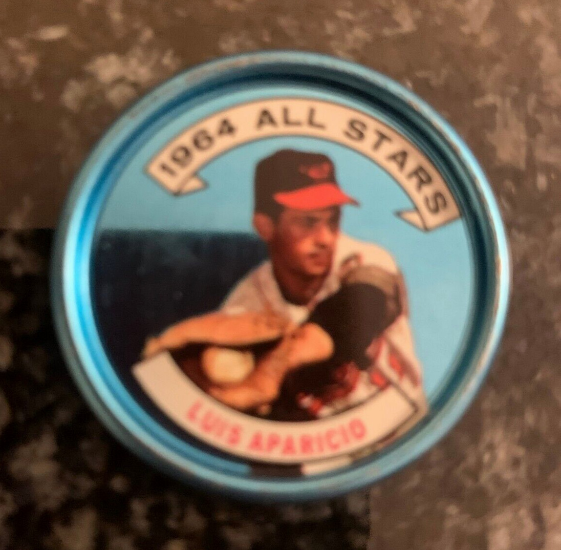 1964 Topps Baseball COIN #127 LUIS APARICIO..............VERY NICE