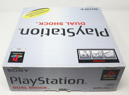 VINTAGE SONY PLAYSTATION 1 PS1 PAL DUAL SHOCK CONSOLE BOXED + 5 GAMES LOT BUNDLE - Picture 3 of 11