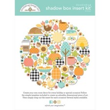 Doodlebug ~ SHADOW BOX INSERT KIT ~ Farmhouse