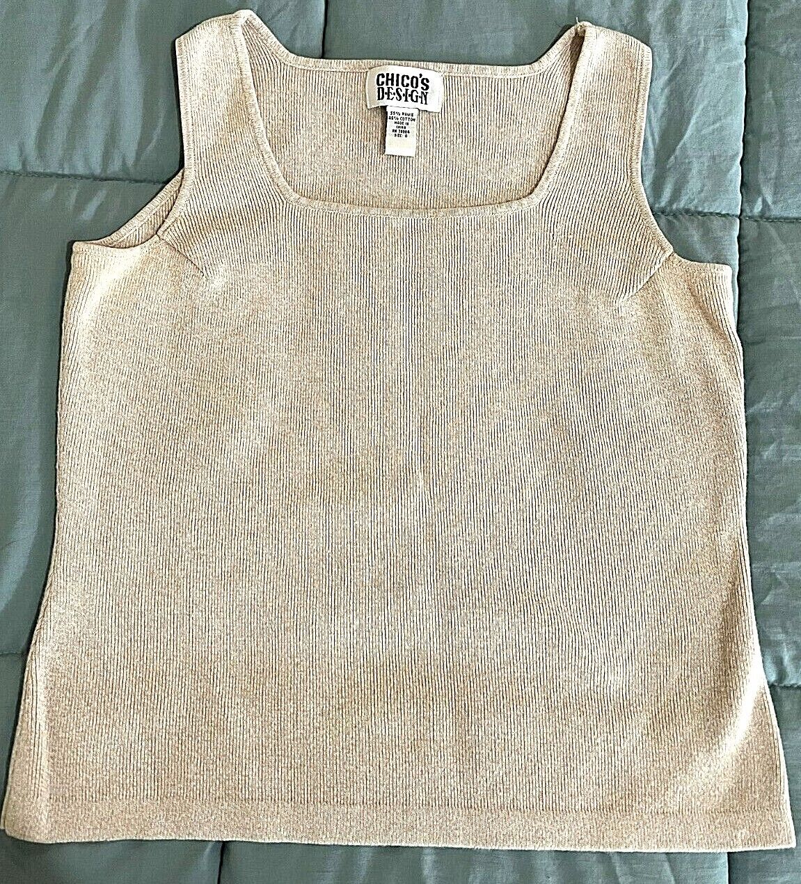 Chico's Sleeveless Top Beige Sweater Size 0 (XS) | eBay