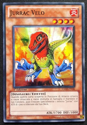 JURRAC VELO Super Rare auf Italienisch HA02-IT036 YUGIOH