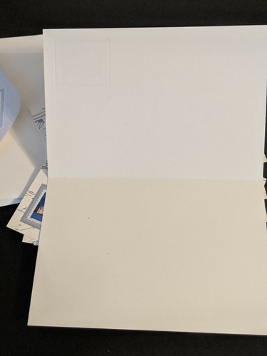 USPS White House Stamp Ensemble 8 Note Card Folio Blue Foil Accent Vintage 2000 - Picture 10 of 10