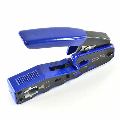 RJ45 Pass Through Crimping Tool for Cat5e Cat5 Cat6 Plugs Connector Network - Picture 5 of 12