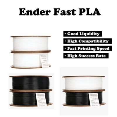 Creality 2 Pack Ender Fast PLA Filament 3D Printer 1.75mm Filament Fast Print