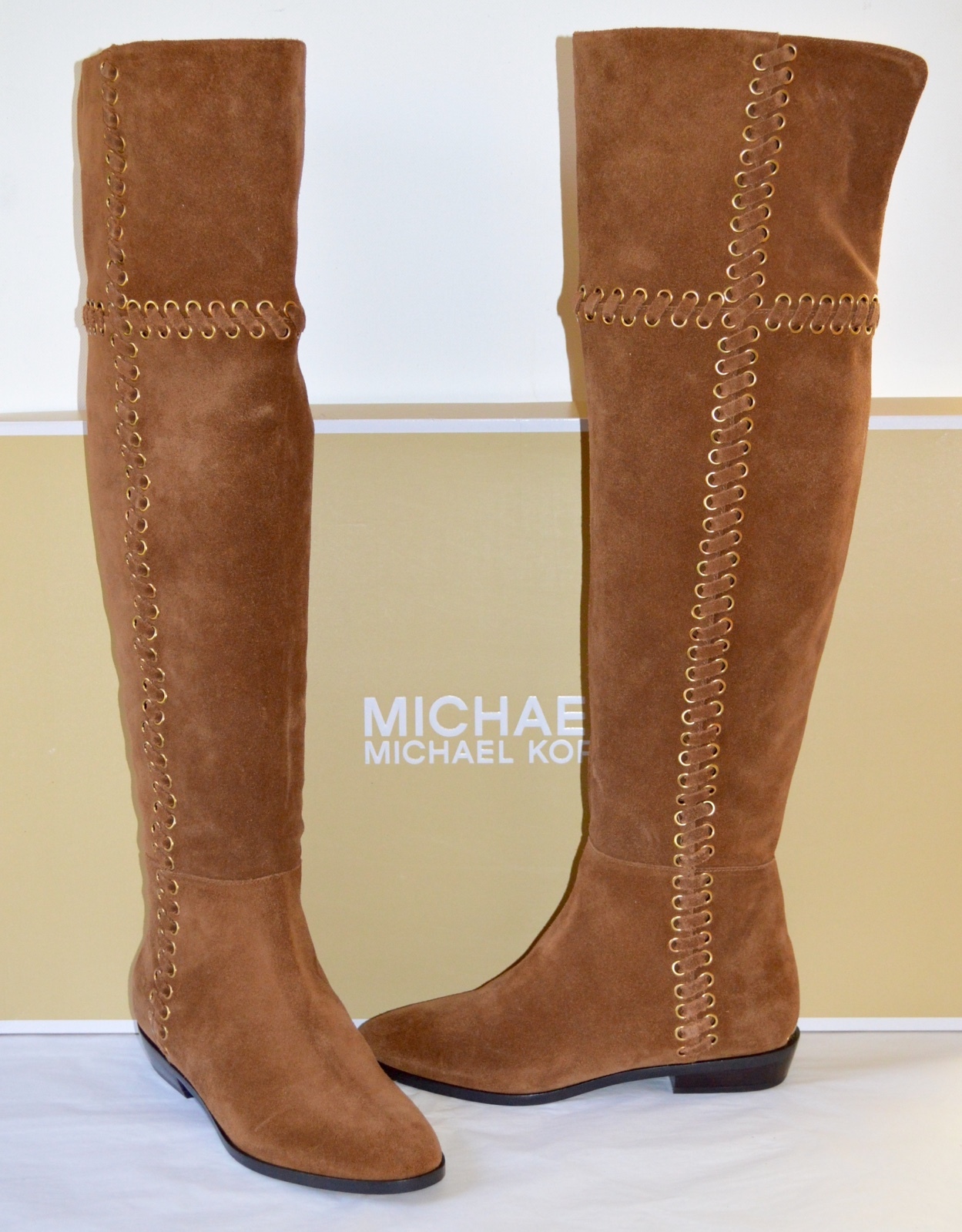 michael kors beige boots