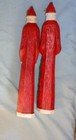 2 Vtg 14" TALL Victorian Santa's  FATHER CHRISTMAS Decorations NEW — photo 4