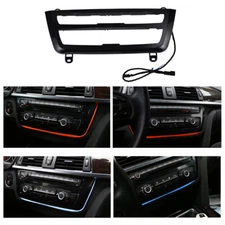 For BMW 3 F30 F31 F34 LCI Radio Trim LED Dashboard Center Console AC Panel Light