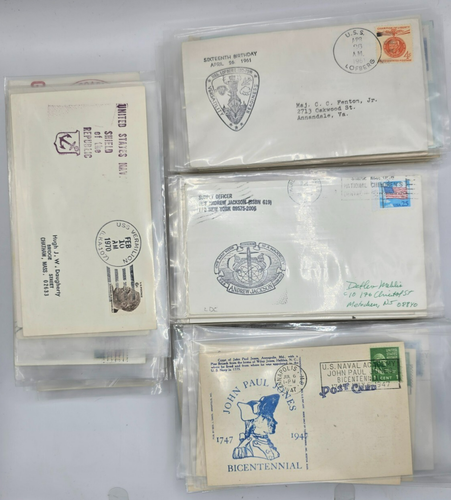 MILITARY MIX ADDRESSED US FDC COLLECTON FIRST DAY COVER LOT of 160 1940-2000 NR!