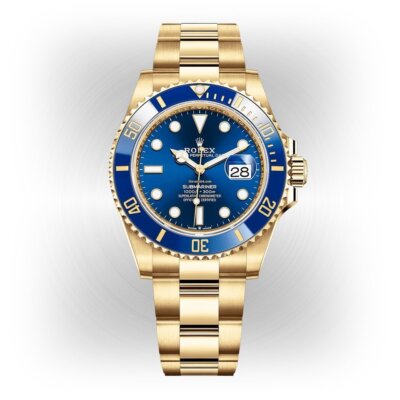 Rolex 116618LB Yellow Gold Submariner Date Blue Dial 40 Ceramic