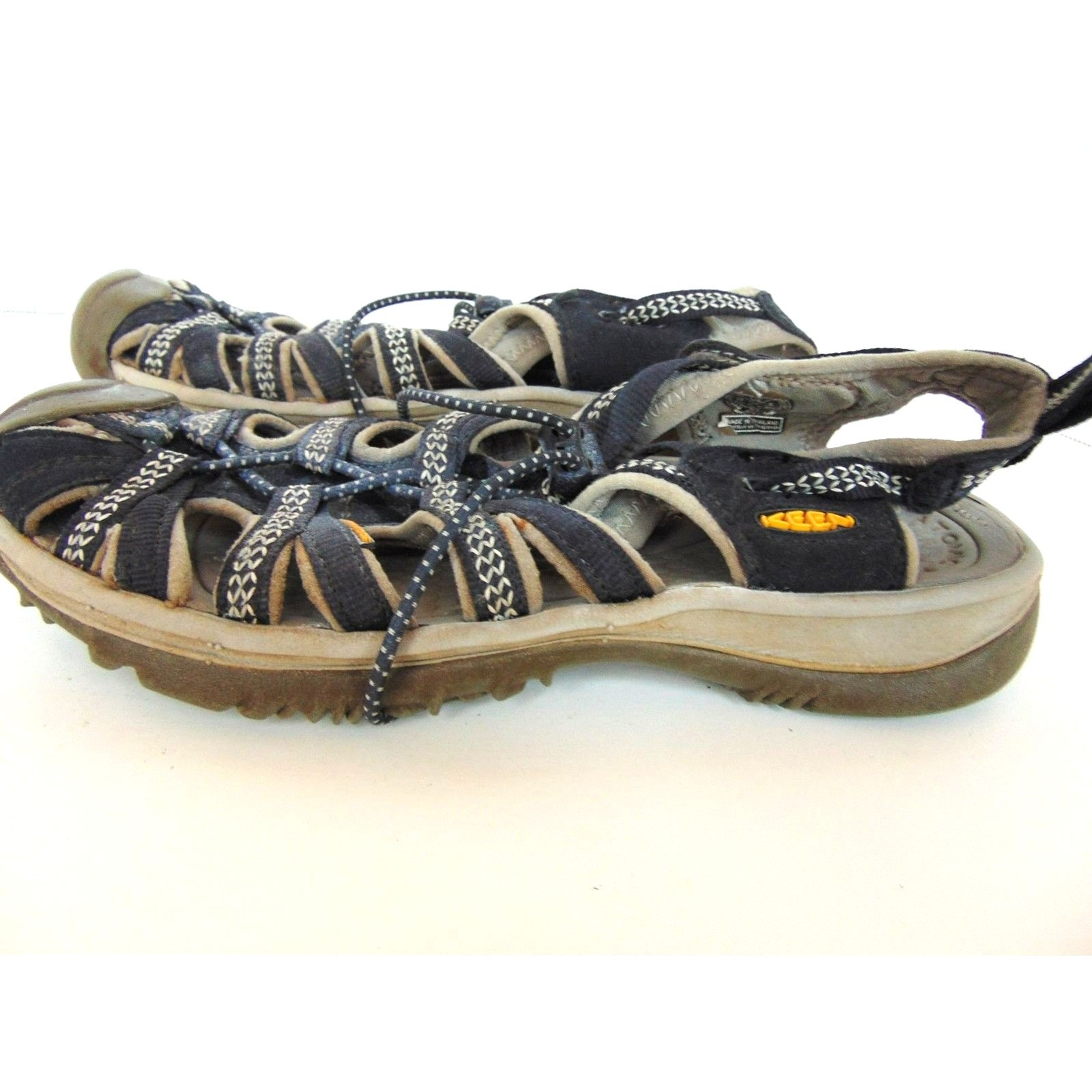 Sandali donna Keen colore marrone chiaro e nero taglia 7 5 buone condizioni scarpa comoda