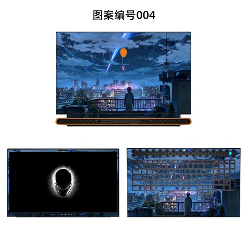 Dazzle Special Skin Stickers for Alienware X14 X15 X16 M13X M14X M15 M16 Series - Picture 16 of 27