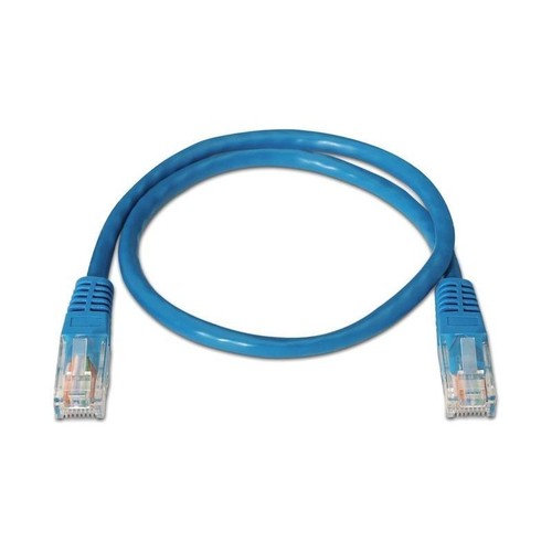 Cables Ethernet azules de 1 m de largo 24 AWG Cat5e cables Ethernet de red (RJ-45/8P8C) - Imagen 2 de 3