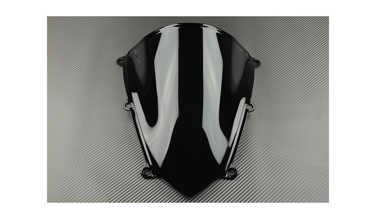 Bulle double courbure noire pour moto Honda CBR 600 RR 2007-2008