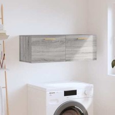 Image of Wall Cabinet Grey Sonoma 100x36.5x35 cm Engineered Wood vidaXL