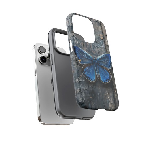 For iPhone | Samsung Galaxy | Pixel Phone Case - Blue Butterfly - 第 69/254 張圖片