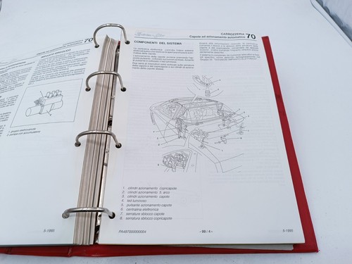 Manual de Taller Alfa Romeo Spider GTV Vol.1 Instrucciones para Reparación 1994 - Imagen 14 de 24