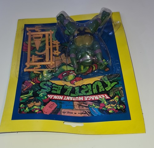 Vintage 90s Turtles Teenage Mutant Ninja blister figure PURPLE details BOOTLEG - Picture 6 of 7