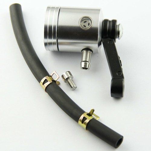 CNC Metal Brake Clutch Master Cylinder Fluid Reservoir Tank Oil Cup Motorcycle - Picture 4 of 6
