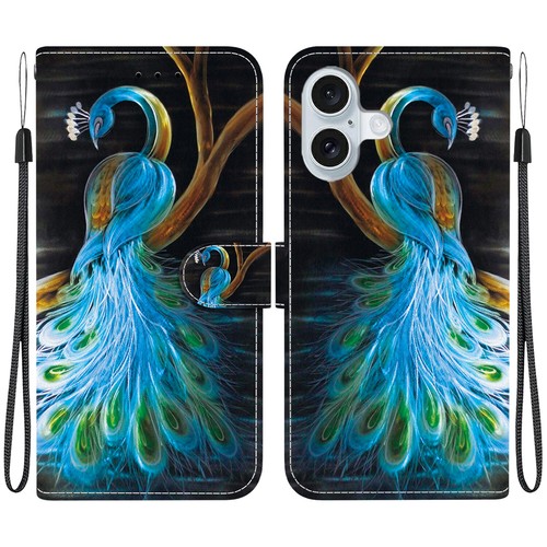 Patterned Leather Stand Cover Wallet Case for iPhone 14 15 16 Pro Max 14 16 Plus - 第 19/31 張圖片