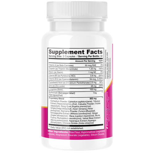 Über 30 Hormonunterstützung - Menopause Nahrungsergänzungsmittel für Frauen - 12 Flaschen - Bild 2 von 3