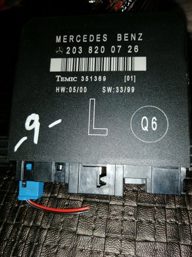 Mercedes W203 C-Klasse Steuergerät Tür Türsteuergerät links HL 2038200726