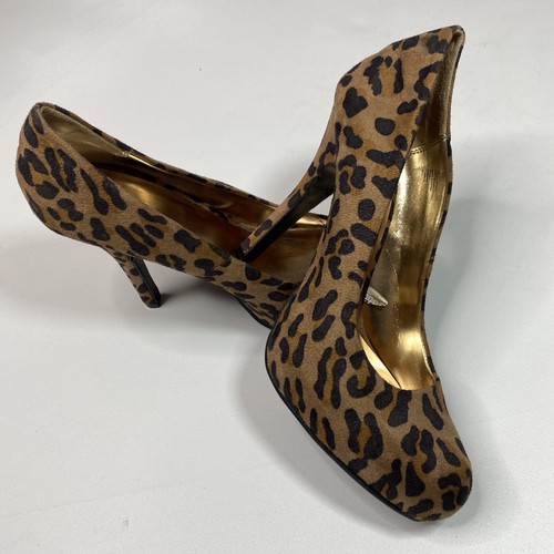 Mossimo Animal Leopard Print Platform Faux Suede Heels Stilettos Sz 10 New  | eBay