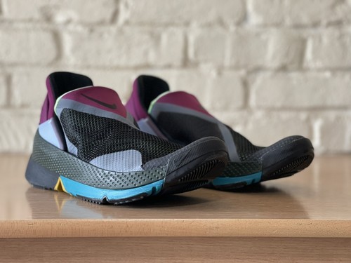 Nike GO FlyEase CW5883-004 Slip on Running Walking Shoes Black Lime Men Sz 10.5 - Picture 4 of 10