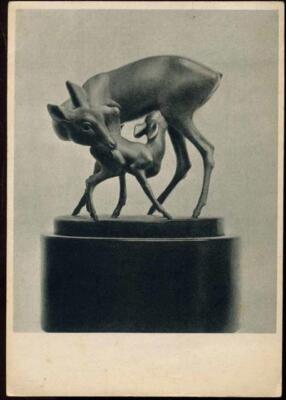 20033009 - Reh mit Kitz Skulptur 1940