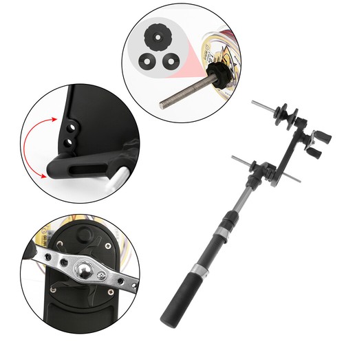 Fishing Line Spooling Machine Reel Spinning Winder Station System Fishing Tools - Picture 3 of 12