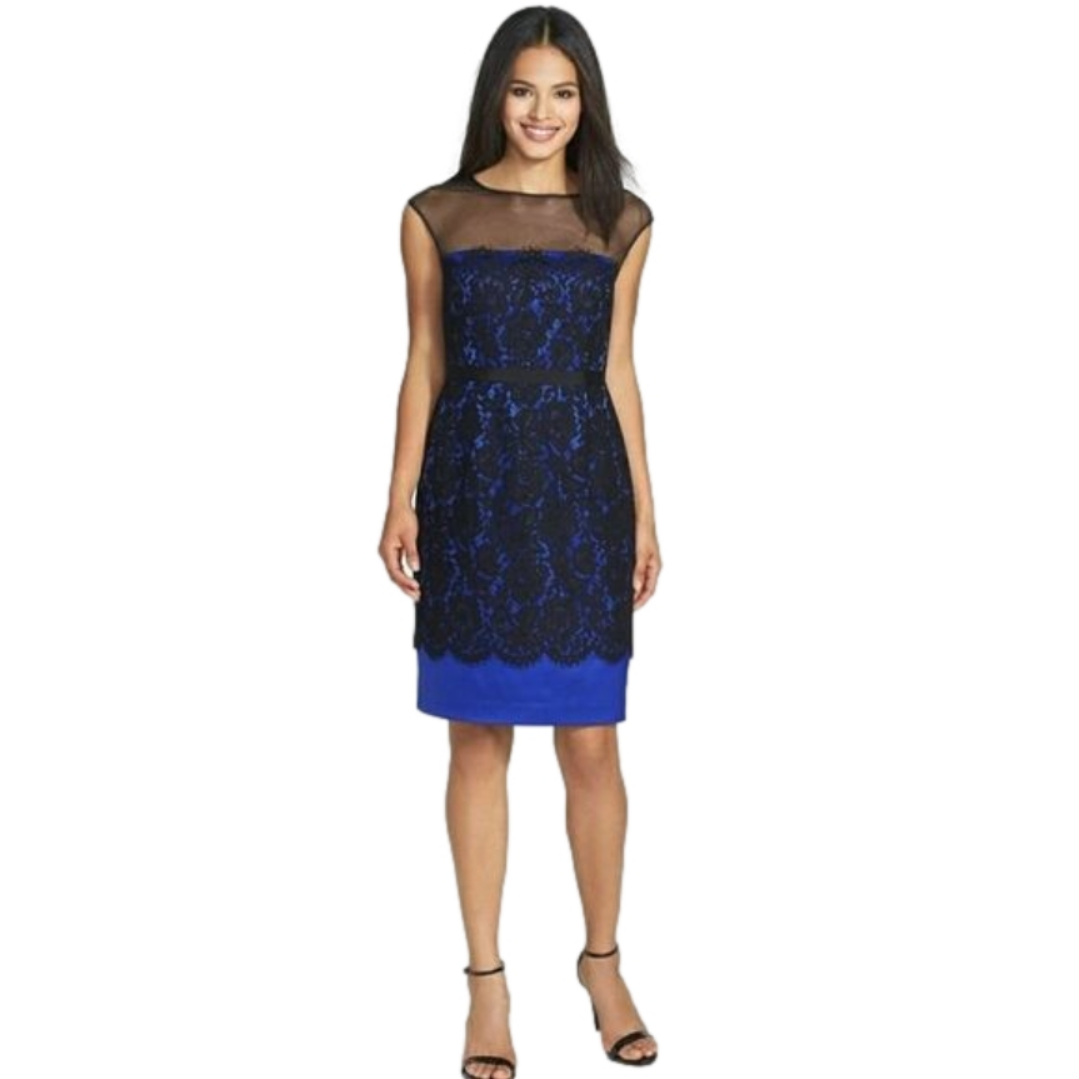 chinese dress ladies Adrianna Papell Womens Beaded Illusion Yoke Dress, Size 4  Vanessa Jane